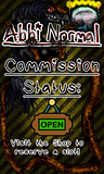 commission status banner open